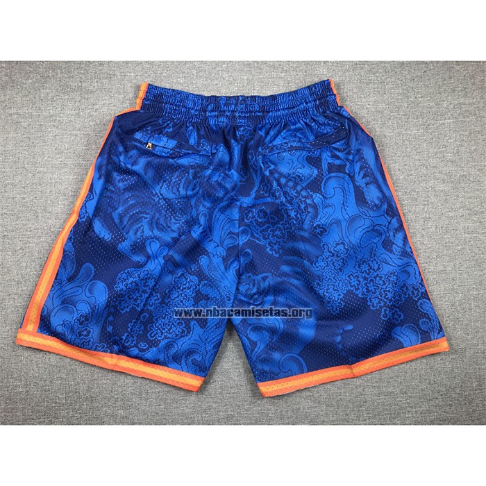 Pantalone New York Knicks Special Year Of The Tiger Azul